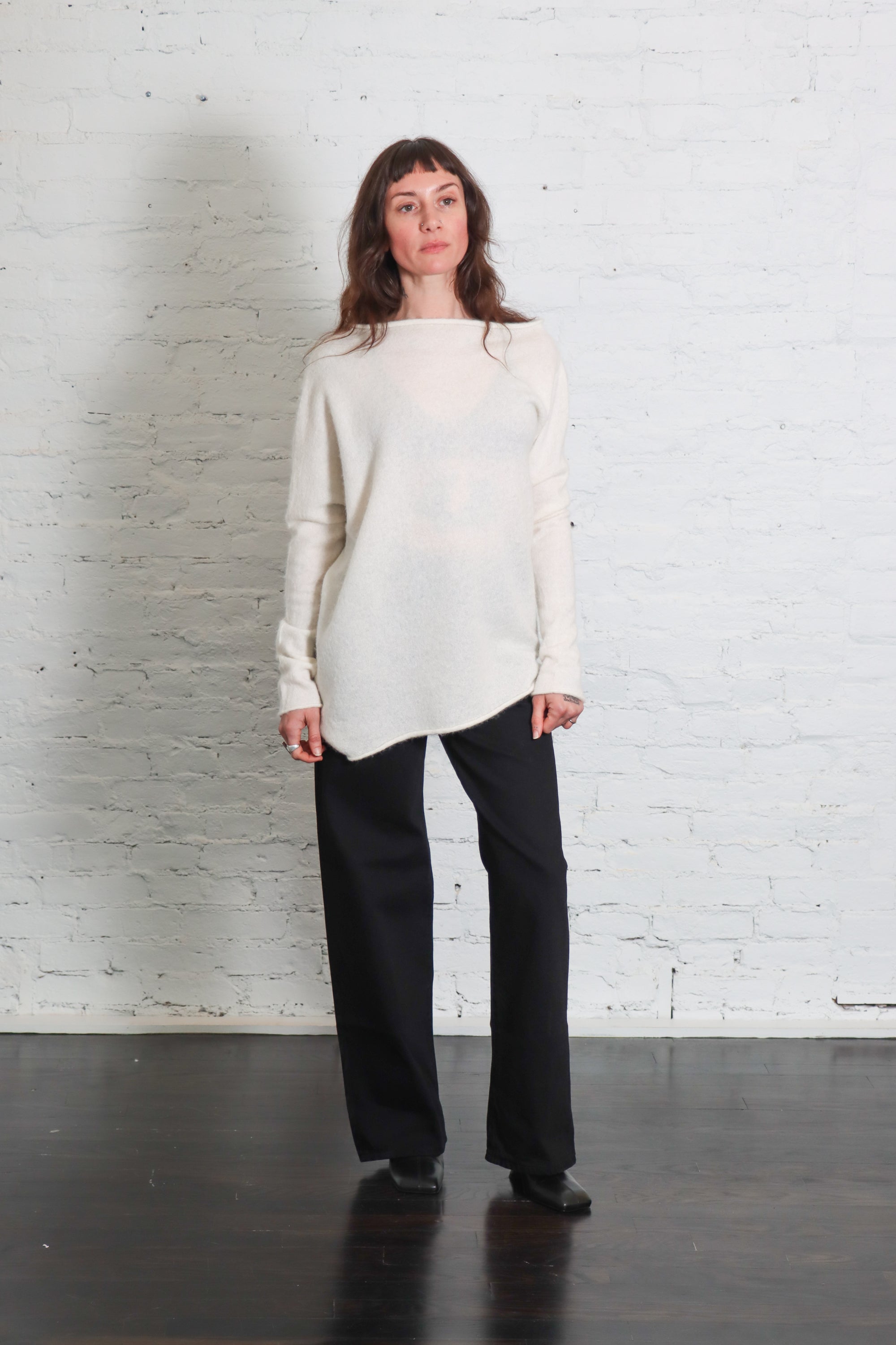Askew Boatneck in Raw White by Lauren Manoogian-Lauren Manoogian-Idlewild-Cincinnati