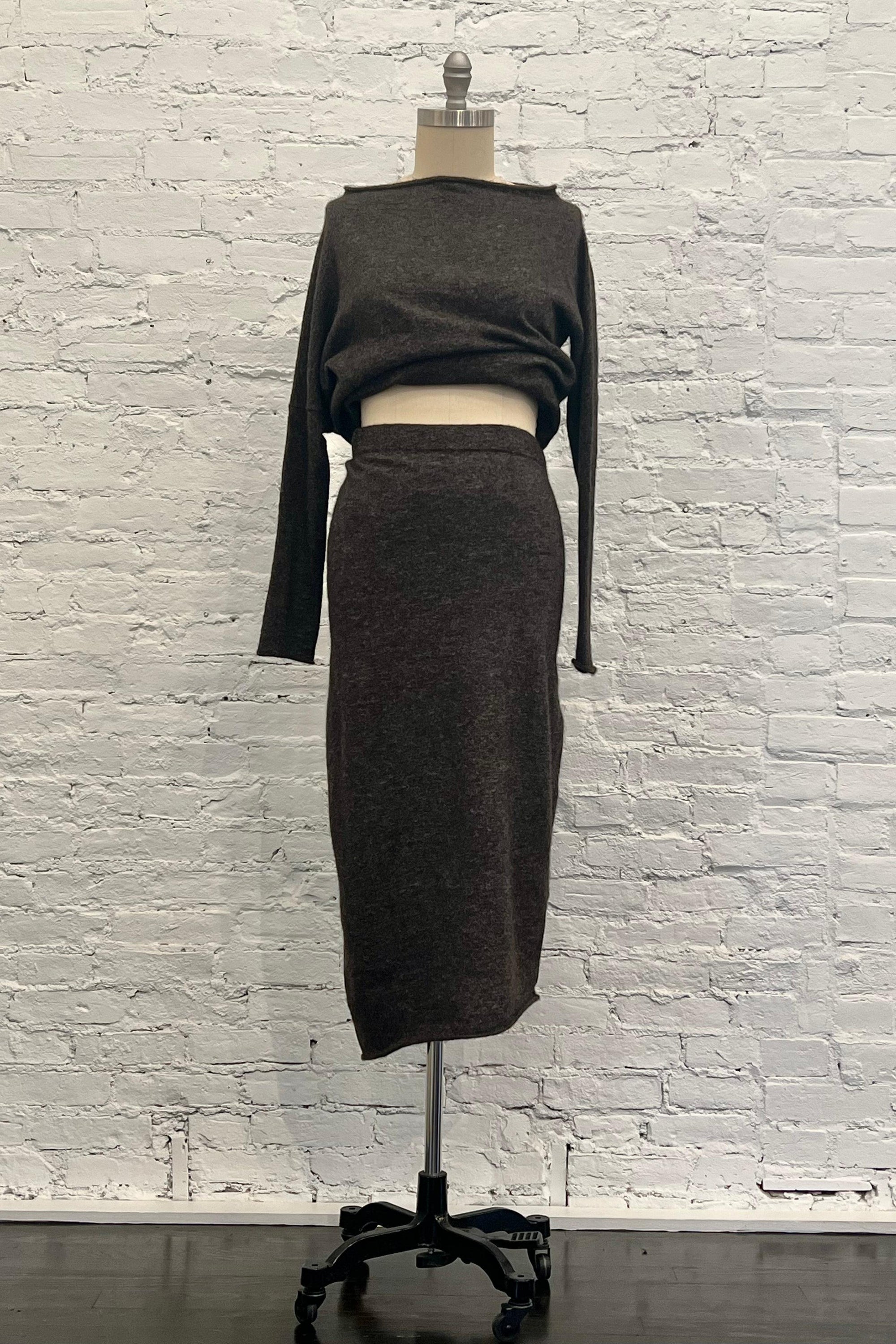 Askew Skirt in Blackened by Lauren Manoogian-Bottoms-Lauren Manoogian-Idlewild