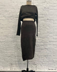 Askew Skirt in Blackened by Lauren Manoogian-Bottoms-Lauren Manoogian-Idlewild