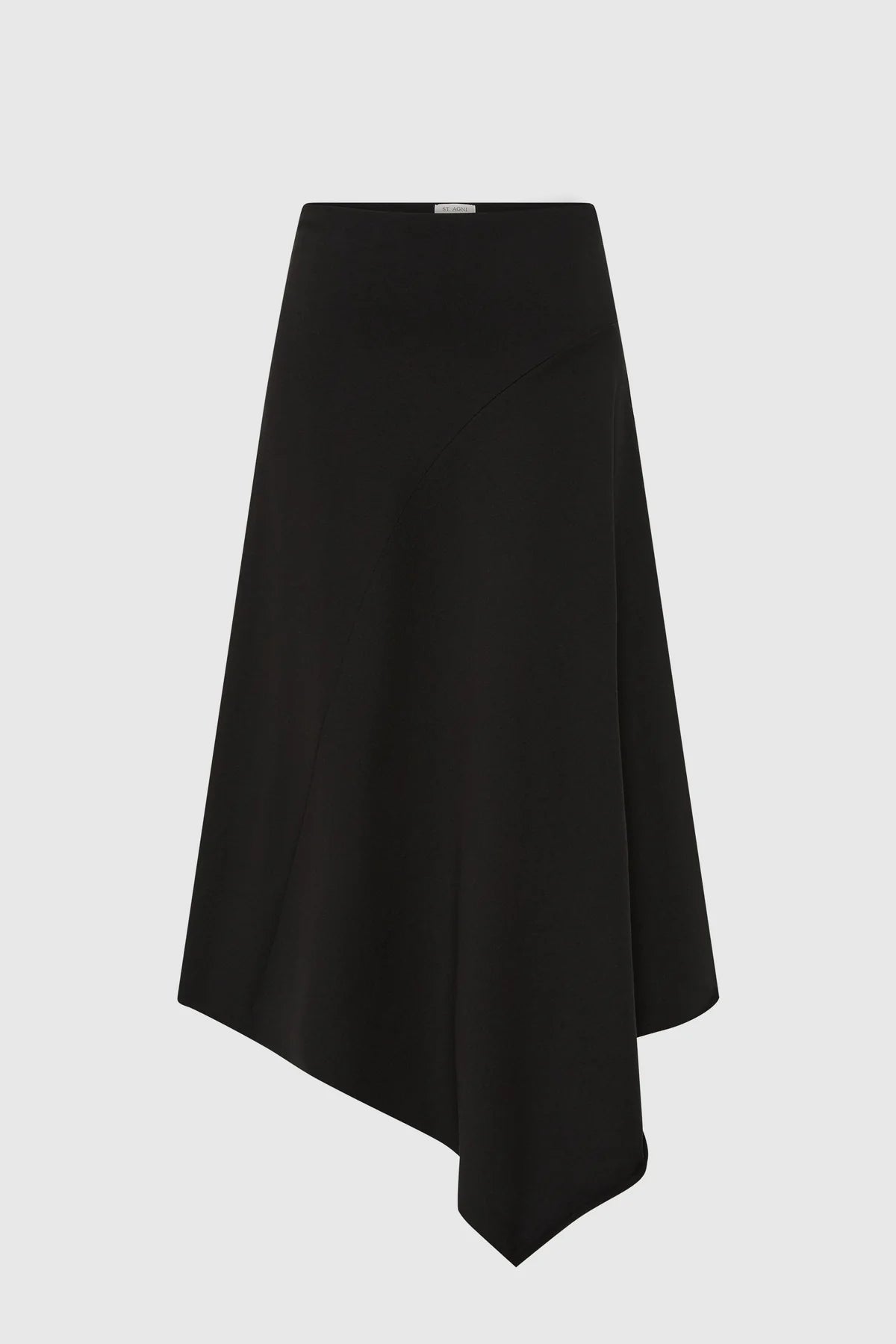 Asymm Drape Skirt in Black by St. Agni-St. Agni-Idlewild-Cincinnati