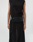Asymmetric Belt in Black by St. Agni-St. Agni-Idlewild-Cincinnati