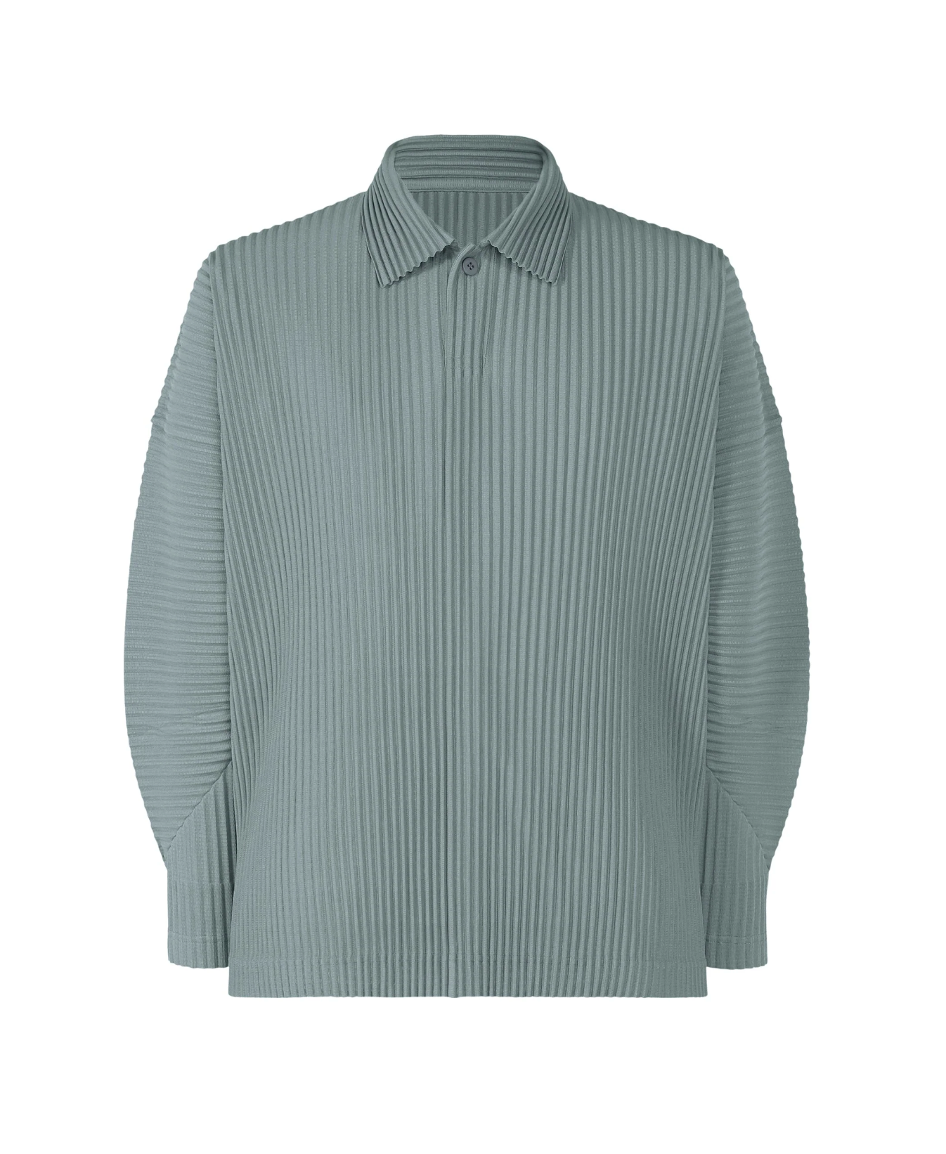 August Monthly Colors Polo Shirt in Slate Blue by Homme Plissé Issey Miyake-Homme Plissé Issey Miyake-Idlewild-Cincinnati