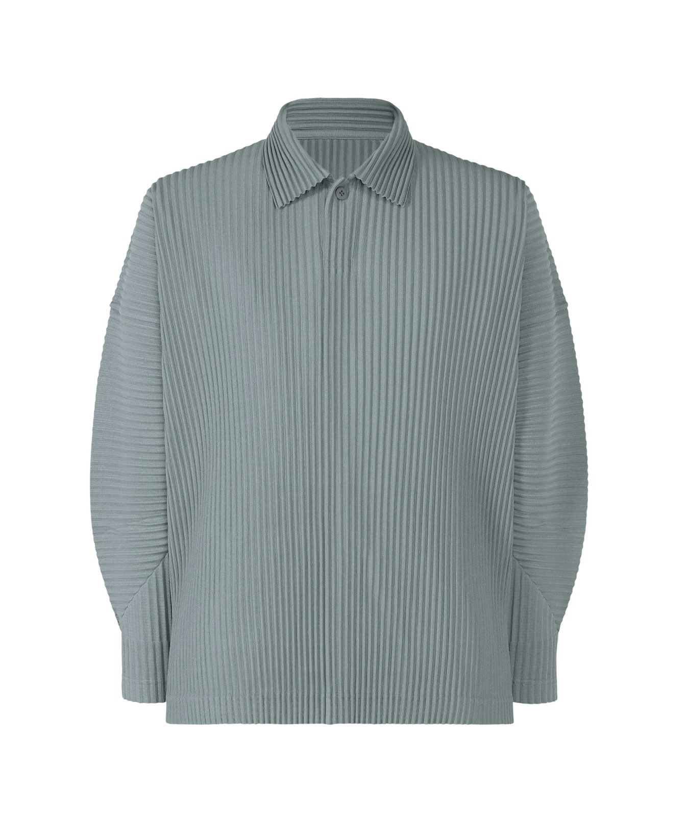 August Monthly Colors Polo Shirt in Slate Blue by Homme Plissé Issey Miyake-Tops-Homme Plissé Issey Miyake-Idlewild