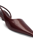 Aurora Kitten Heel in Patent Burgundy by Lucasheva-Lucasheva-Idlewild