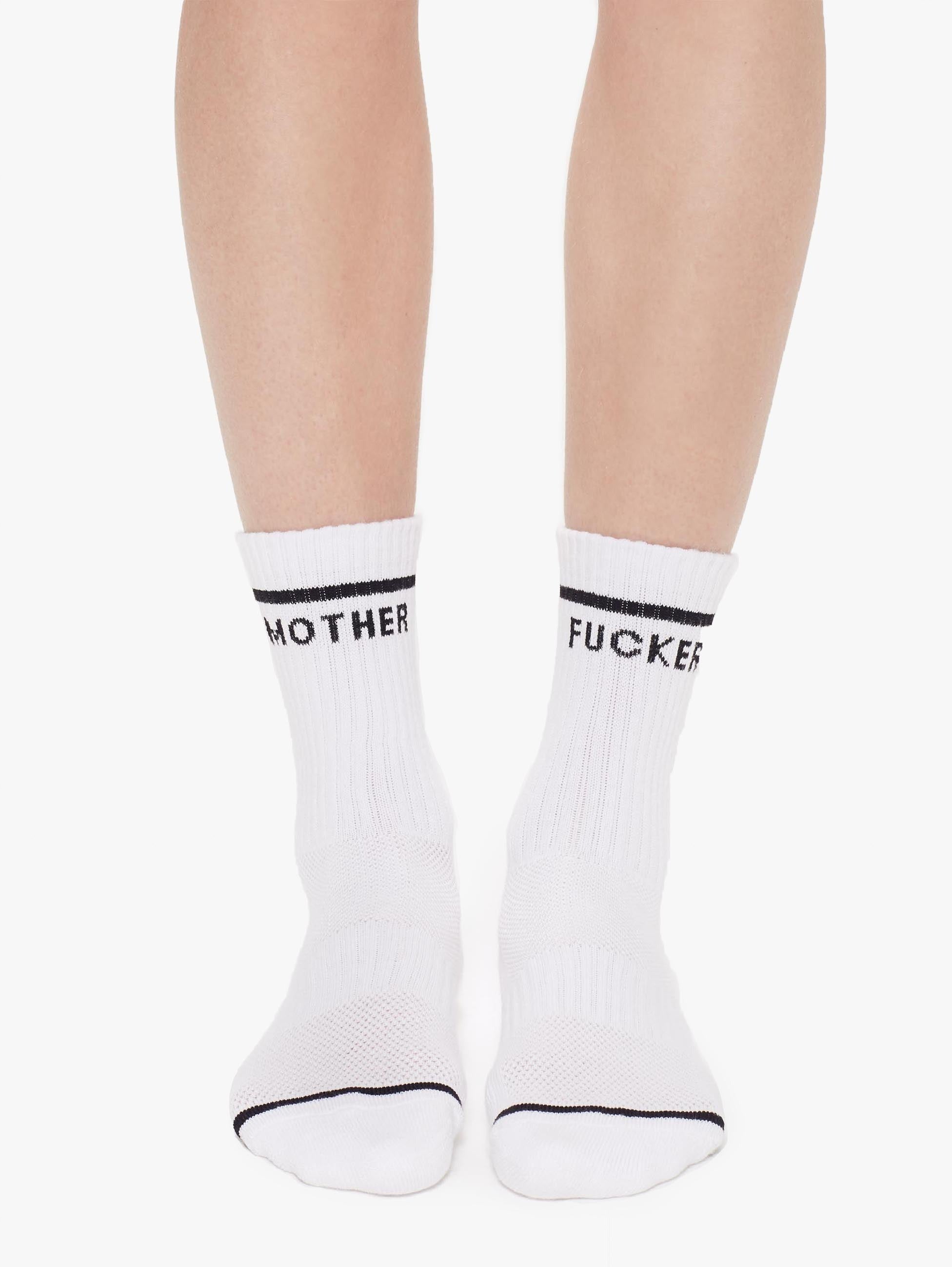 Baby Steps MF Socks in White by Mother Denim-Mother-Idlewild-Cincinnati
