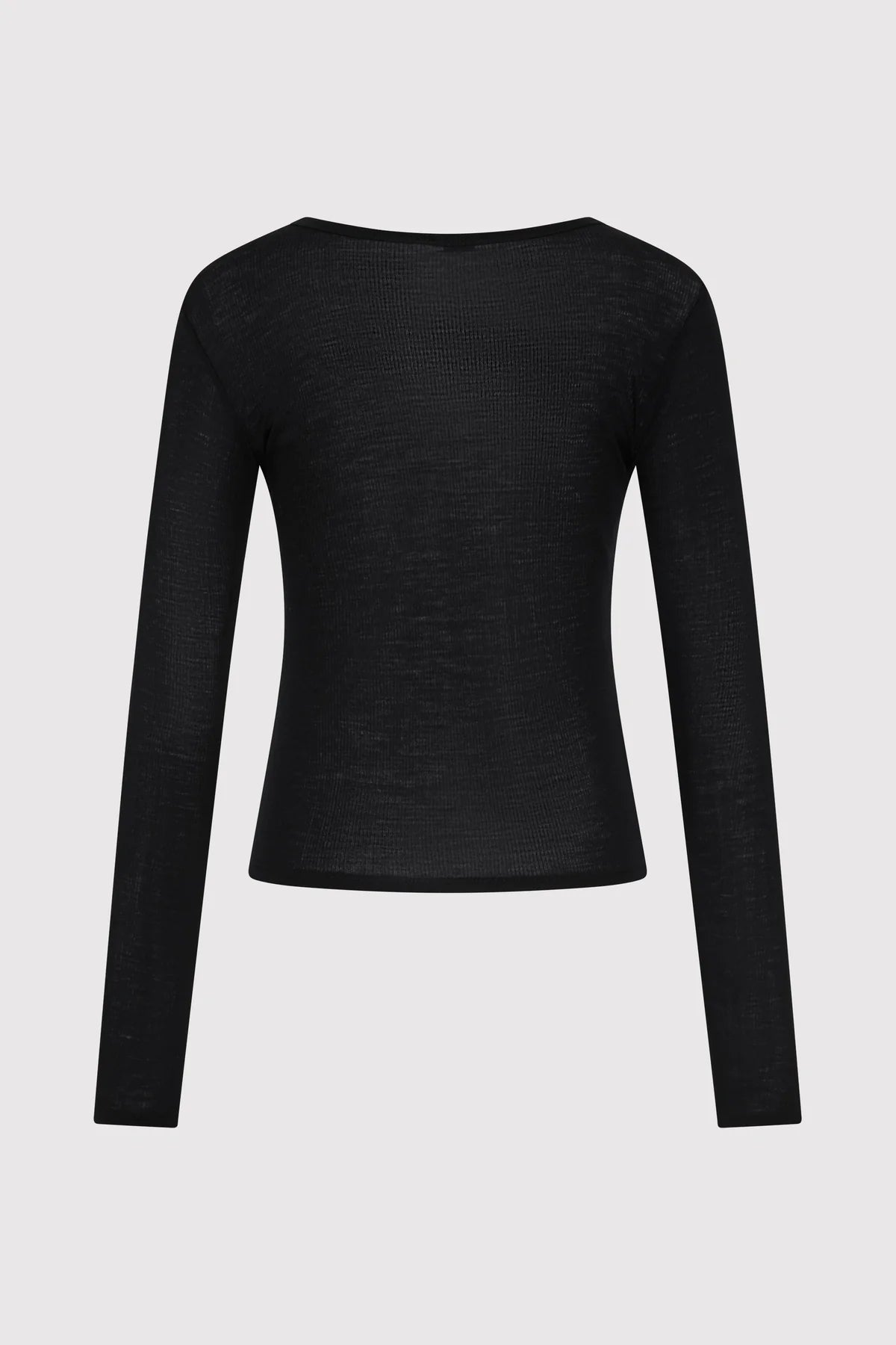 Baby Wool Long Sleeve Top in Black by St. Agni-St. Agni-Idlewild-Cincinnati