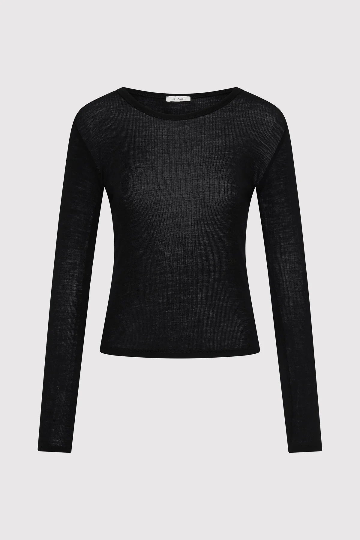 Baby Wool Long Sleeve Top in Black by St. Agni-St. Agni-Idlewild-Cincinnati