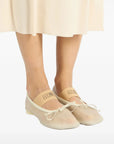 Ballet Shoe in Bleached Sand by MM6 Maison Margiela-Shoes-MM6-Idlewild