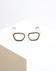 Bandit Readers in Matte Gold & Black by Caddis-Caddis Eyewear-Idlewild
