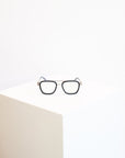 Bandit Readers in Matte Gunmetal & Black by Caddis-Caddis Eyewear-Idlewild
