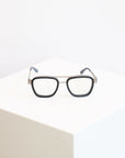 Bandit Readers in Matte Gunmetal & Black by Caddis-Caddis Eyewear-Idlewild-Cincinnati