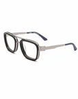 Bandit Readers in Matte Gunmetal & Black by Caddis-Caddis Eyewear-Idlewild-Cincinnati