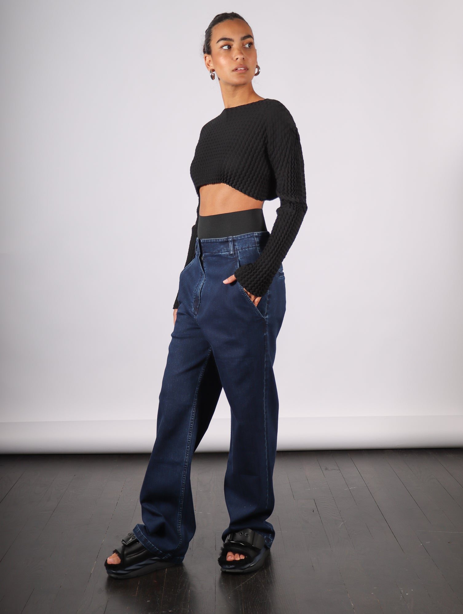 Barry Jean in Classic Indigo Denim by Tibi