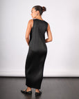 Basics Dress in Black by Pleats Please Issey Miyake
