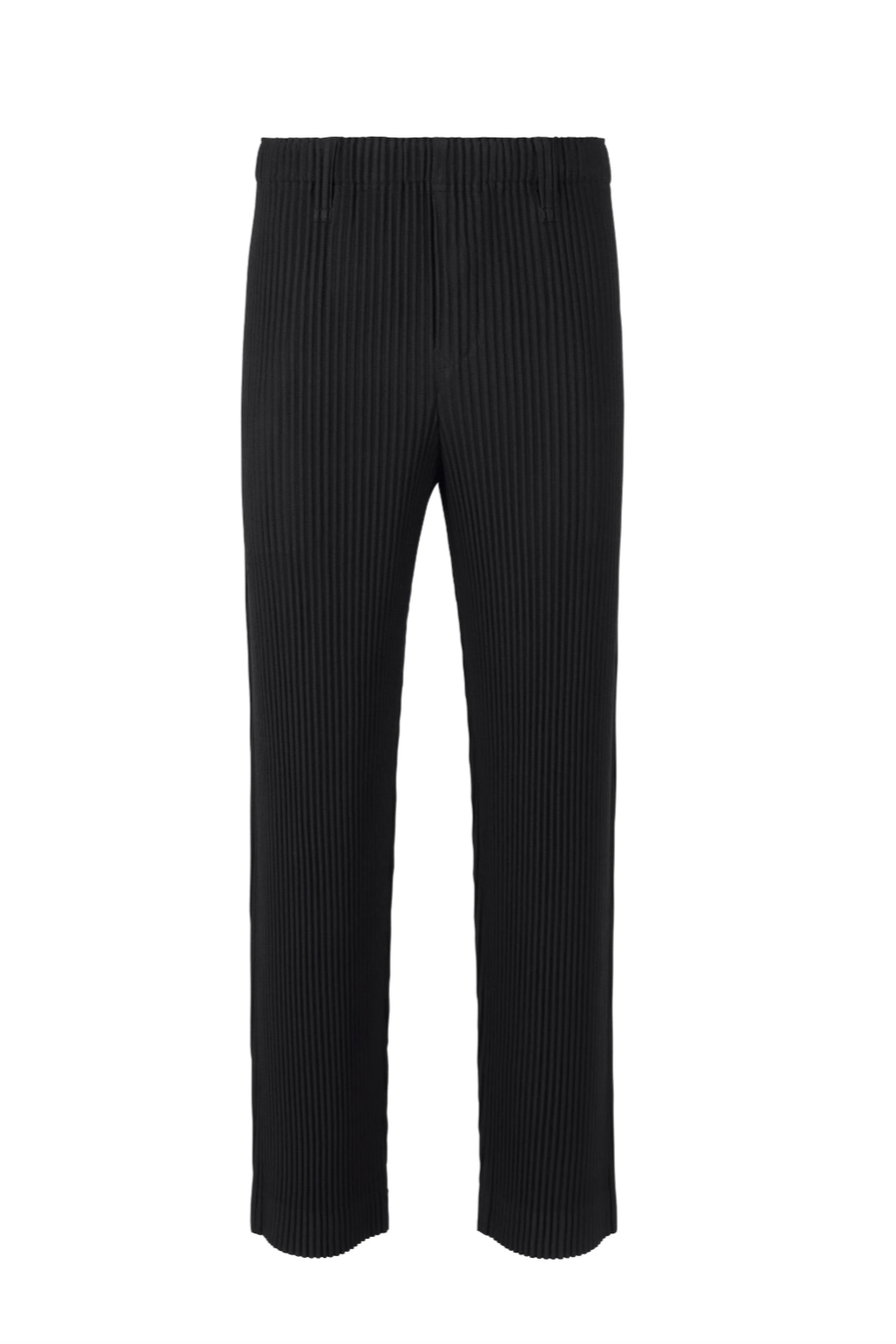 Basics Pants in Black by Homme Plissé Issey Miyake-Pants-Homme Plissé Issey Miyake-Idlewild