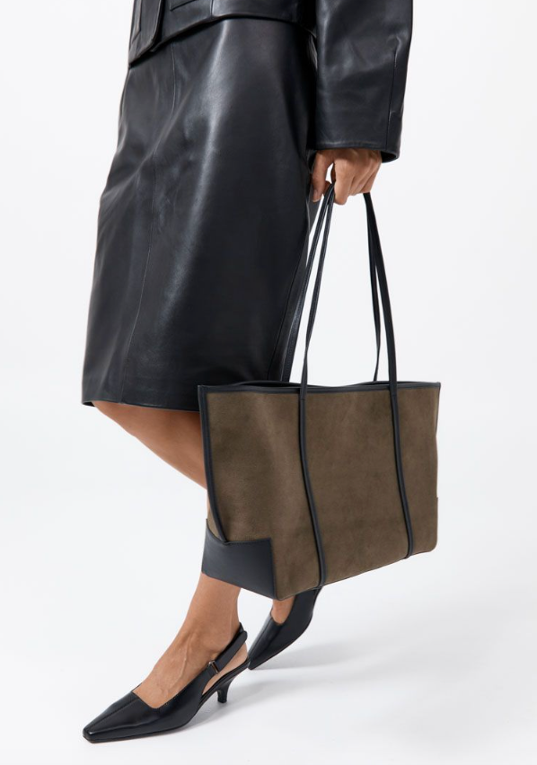 Bateau Tote Bag in Khaki by St. Agni-Accessories-St. Agni-Idlewild