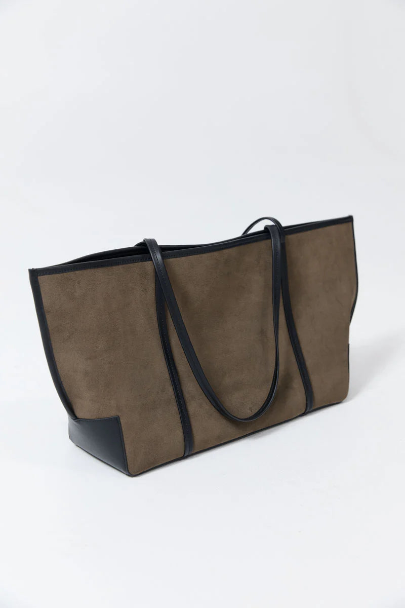Bateau Tote Bag in Khaki by St. Agni-Accessories-St. Agni-Idlewild