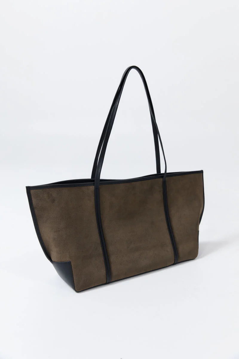 Bateau Tote Bag in Khaki by St. Agni-Accessories-St. Agni-Idlewild