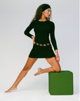 Bellevue Long Sleeve Mini Dress in Black by GIL RODRIGUEZ-GIL RODRIGUEZ-Idlewild