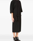 Belted Dropwaist Dress in Black by MM6 Maison Margiela-MM6-Idlewild-Cincinnati