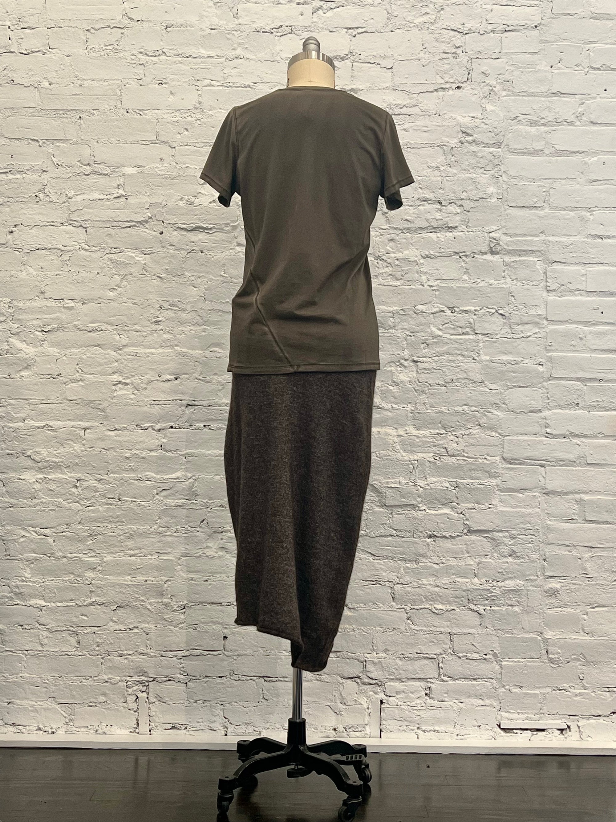 Bias Baby Tee in Painted Barnwood by Lauren Manoogian-Tops-Lauren Manoogian-Idlewild