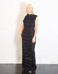 Bib-Front Maxi Dress in Black by A.W.A.K.E. Mode-A.W.A.K.E. Mode-Idlewild-Cincinnati
