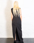 Bib-Front Maxi Dress in Black by A.W.A.K.E. Mode-A.W.A.K.E. Mode-Idlewild-Cincinnati