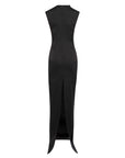 Bib-Front Maxi Dress in Black by A.W.A.K.E. Mode-A.W.A.K.E. Mode-Idlewild-Cincinnati