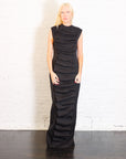 Bib-Front Maxi Dress in Black by A.W.A.K.E. Mode-A.W.A.K.E. Mode-Idlewild-Cincinnati