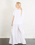 Big Pocket Nylon Pant in White by Planet-Planet-Idlewild-Cincinnati