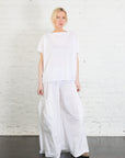 Big Pocket Nylon Pant in White by Planet-Planet-Idlewild-Cincinnati