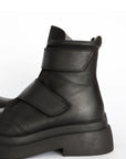 Black Velcro Boot in Gas Nero by Lofina-Lofina-Idlewild