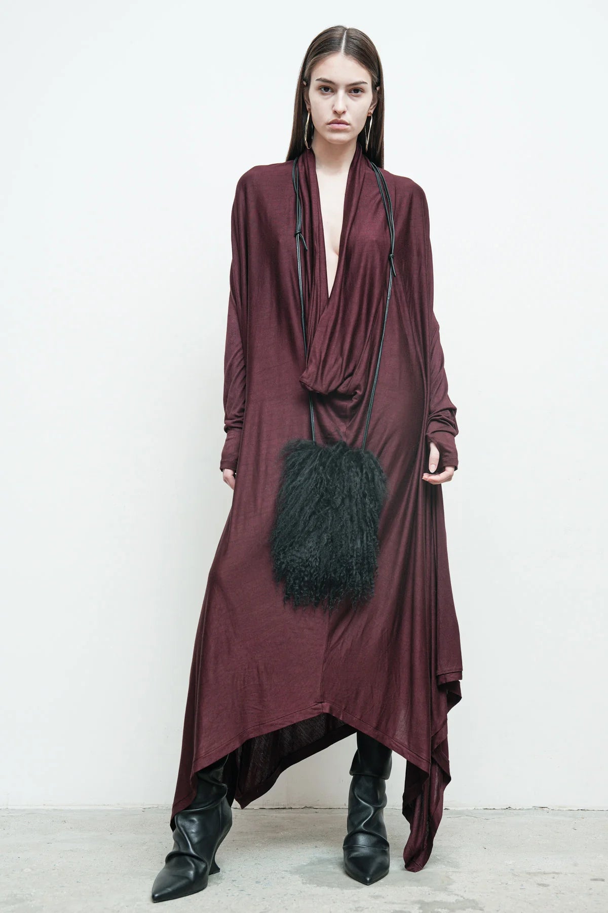 Blaise Phone Sack Shearling in Black by Nicholas K-Nicholas K-Idlewild-Cincinnati