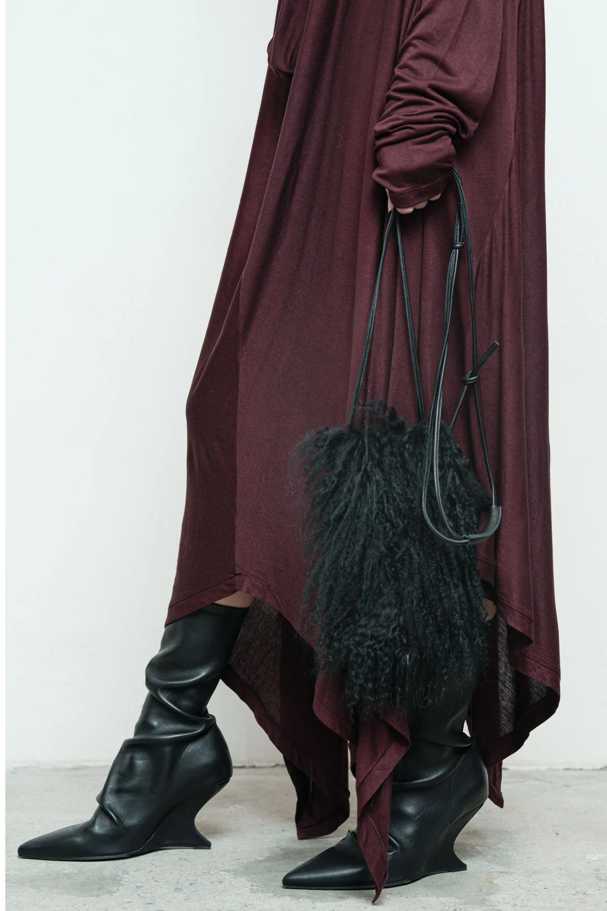 Blaise Phone Sack Shearling in Black by Nicholas K-Nicholas K-Idlewild-Cincinnati