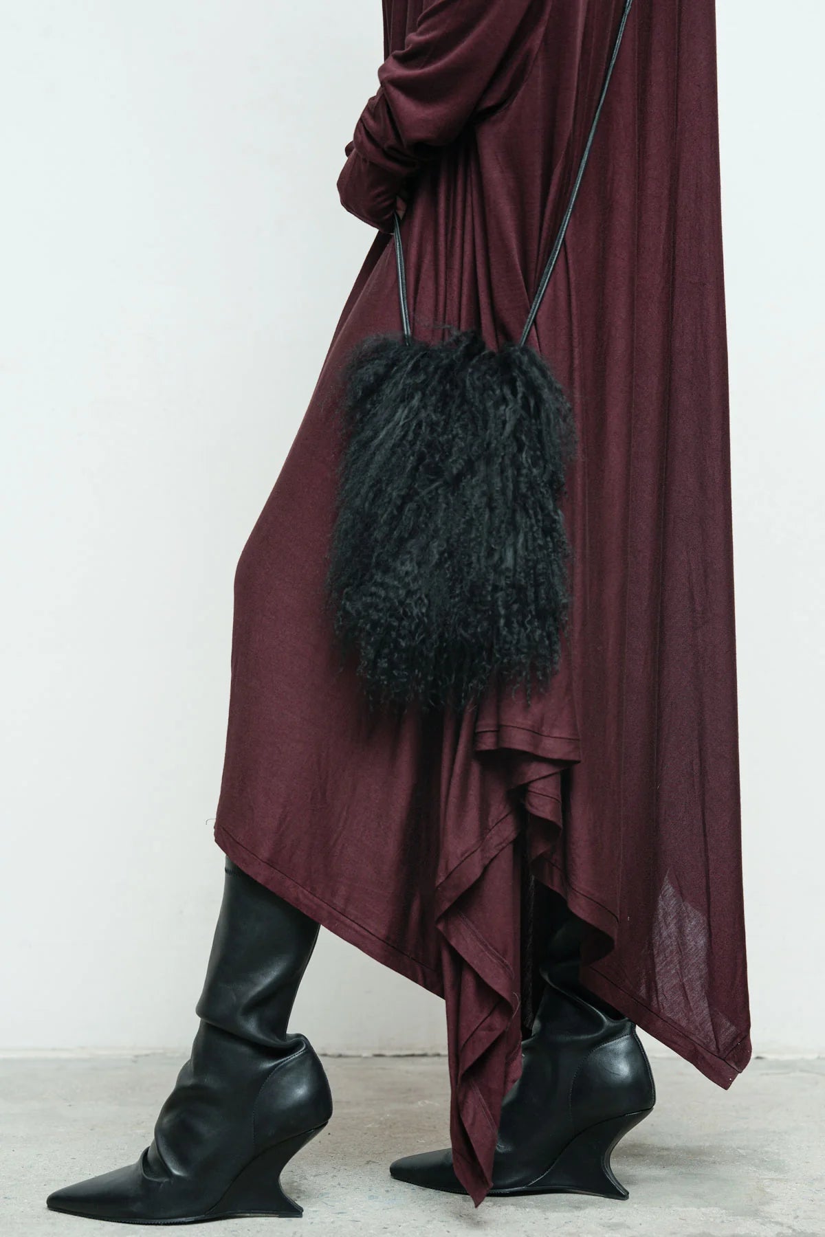 Blaise Phone Sack Shearling in Black by Nicholas K-Nicholas K-Idlewild-Cincinnati
