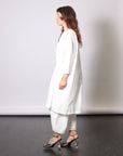 Boatneck Dress TS in Milk by Album Di Famiglia-Dresses-Album Di Famiglia-Idlewild
