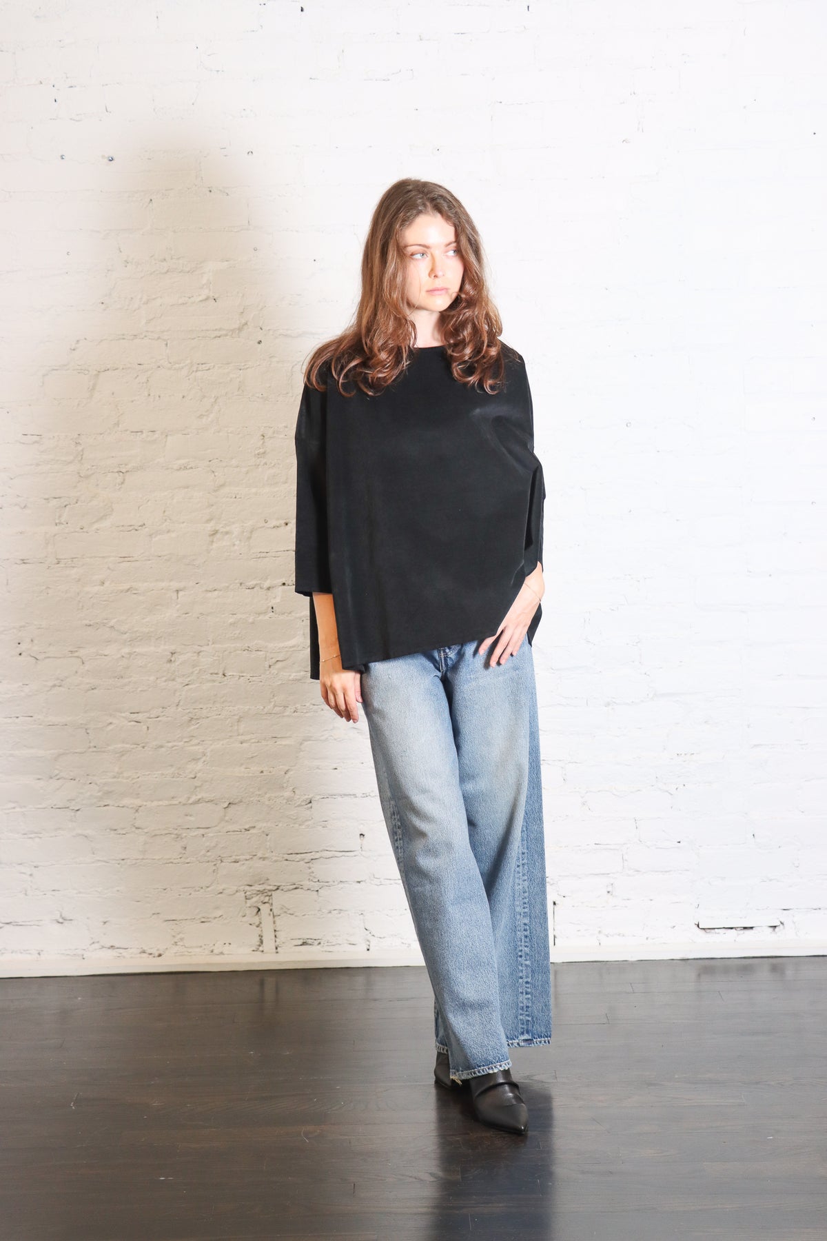 Boatneck T-Shirt V in Black by Album Di Famiglia-Album Di Famiglia-Idlewild-Cincinnati