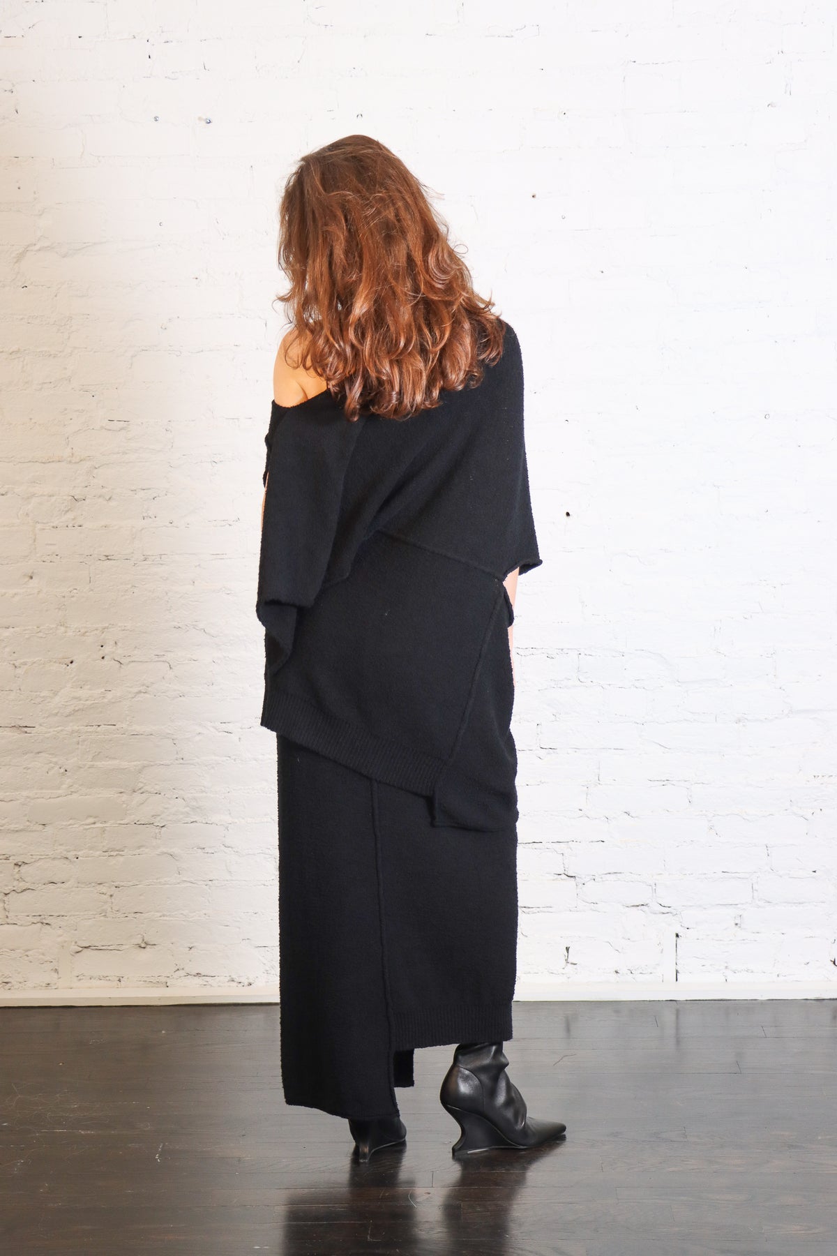 Boucle Skirt in Black by Lauren Manoogian-Lauren Manoogian-Idlewild-Cincinnati