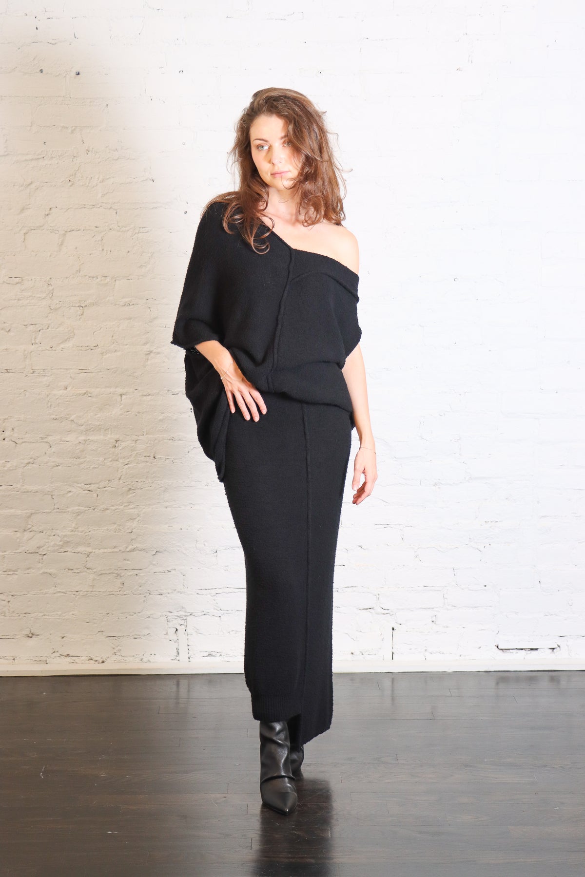 Boucle Skirt in Black by Lauren Manoogian-Lauren Manoogian-Idlewild-Cincinnati