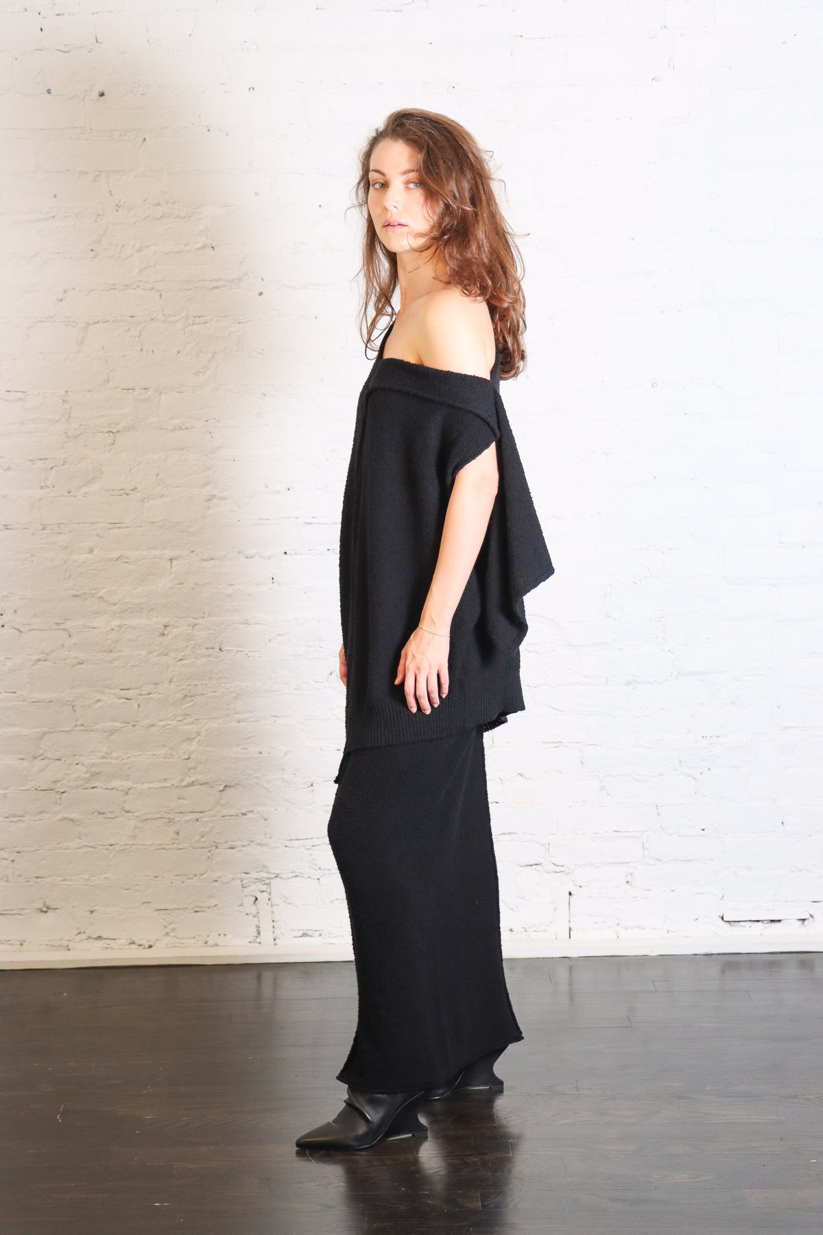 Boucle Shell in Black by Lauren Manoogian-Lauren Manoogian-Idlewild-Cincinnati