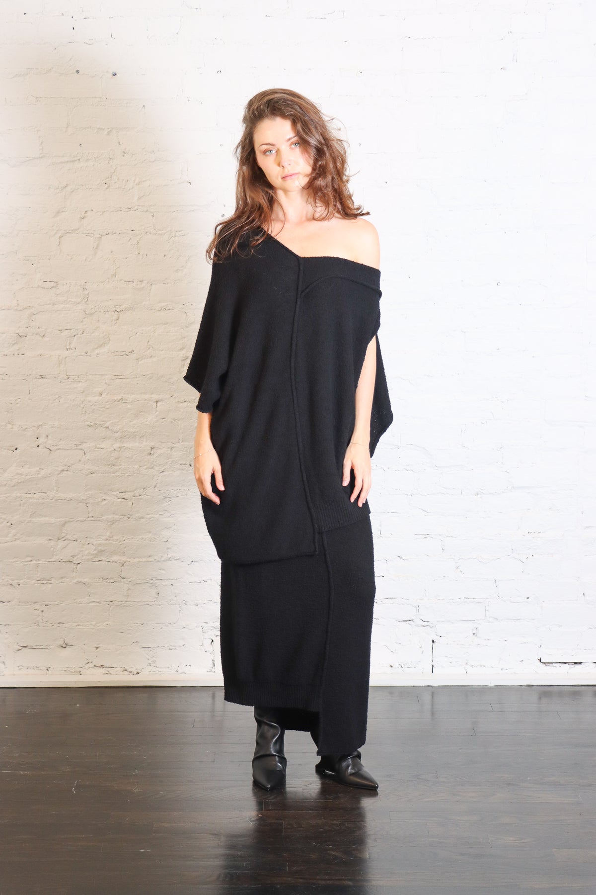 Boucle Skirt in Black by Lauren Manoogian-Lauren Manoogian-Idlewild-Cincinnati
