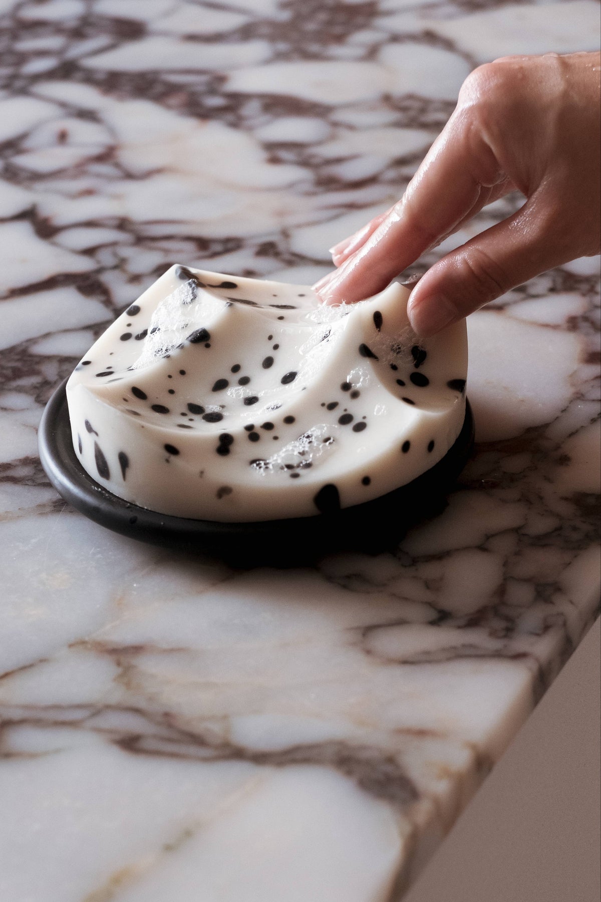 Bouton Soap Dish in Black by Ume-UME-Idlewild-Cincinnati