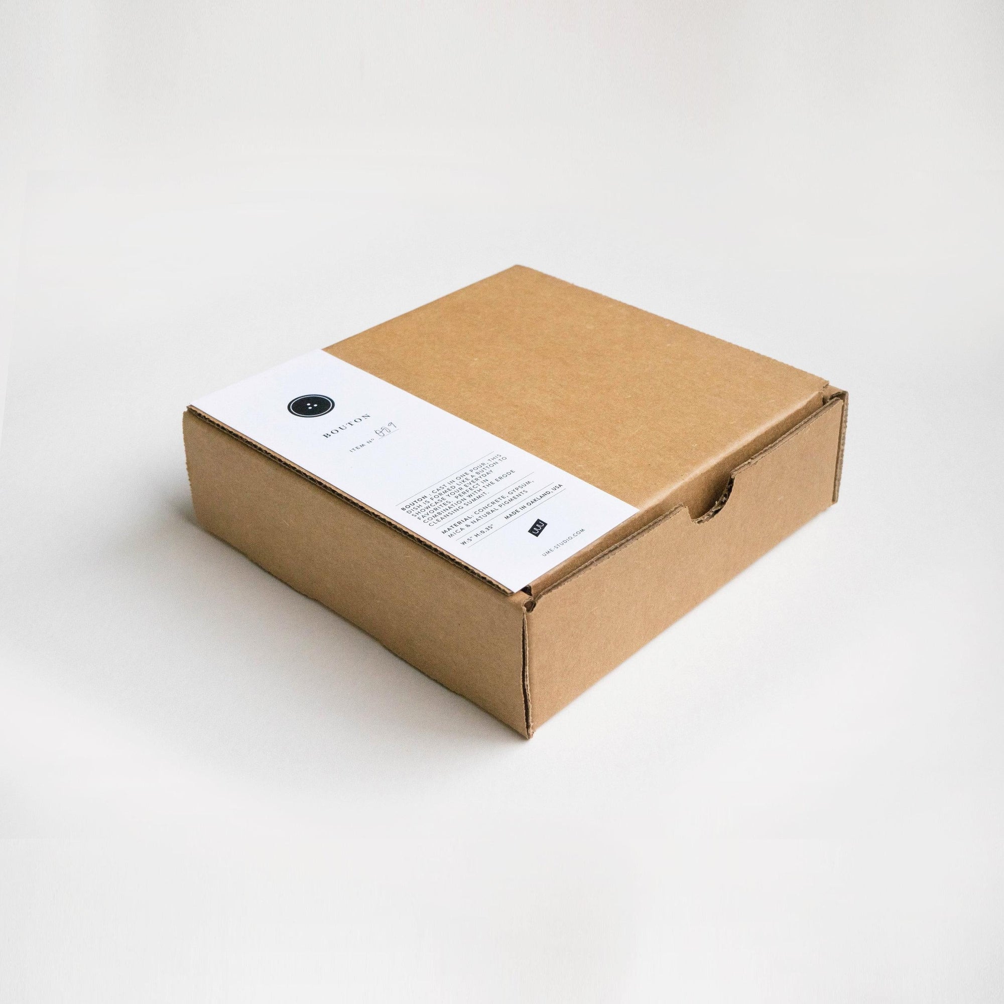 Bouton Soap Dish in Grey by Ume-Home-UME-Idlewild