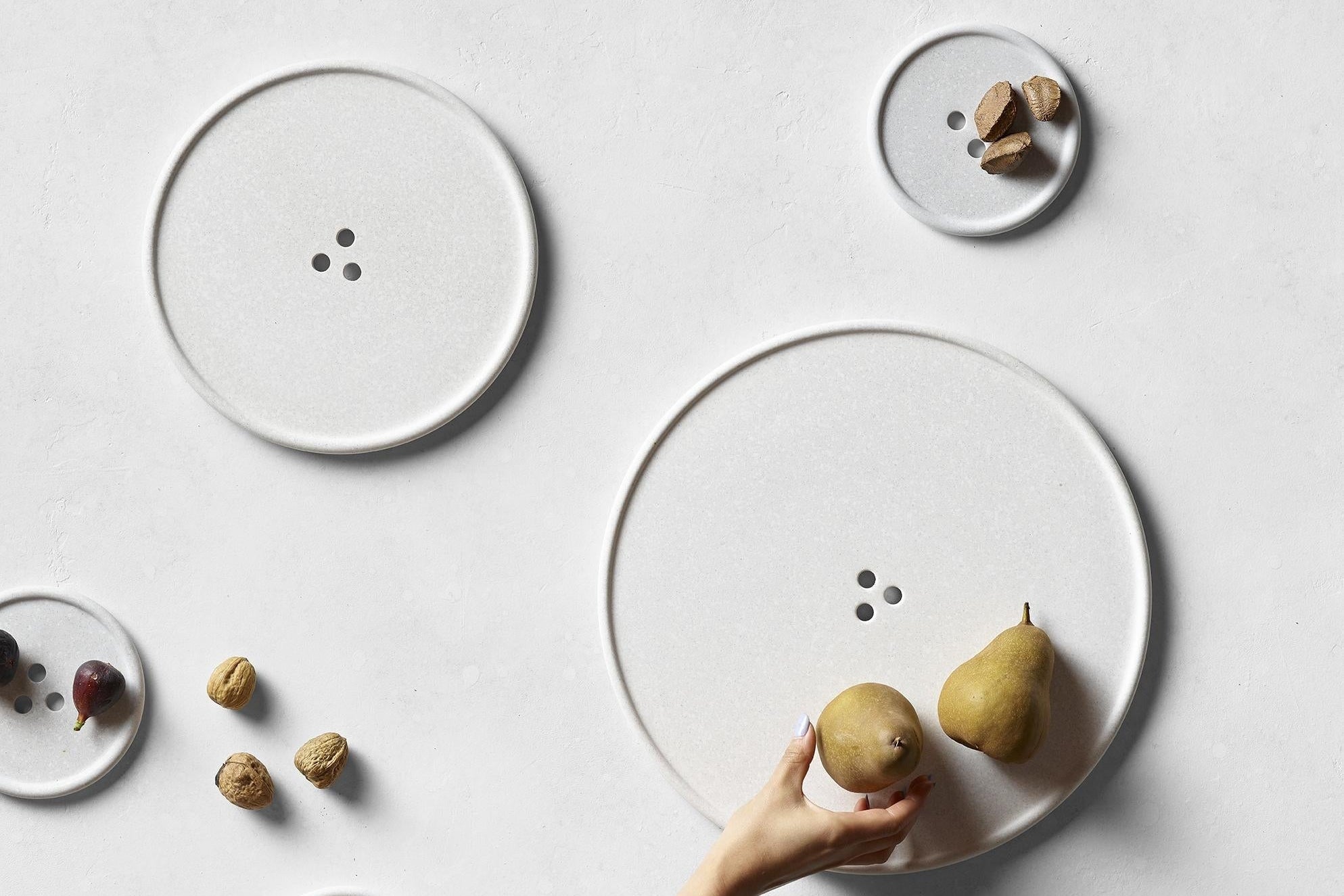 Bouton Soap Dish in Grey by Ume-Home-UME-Idlewild