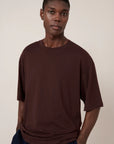 Box Tee in Mahogany by Kowtow-Tops-Kowtow-Idlewild