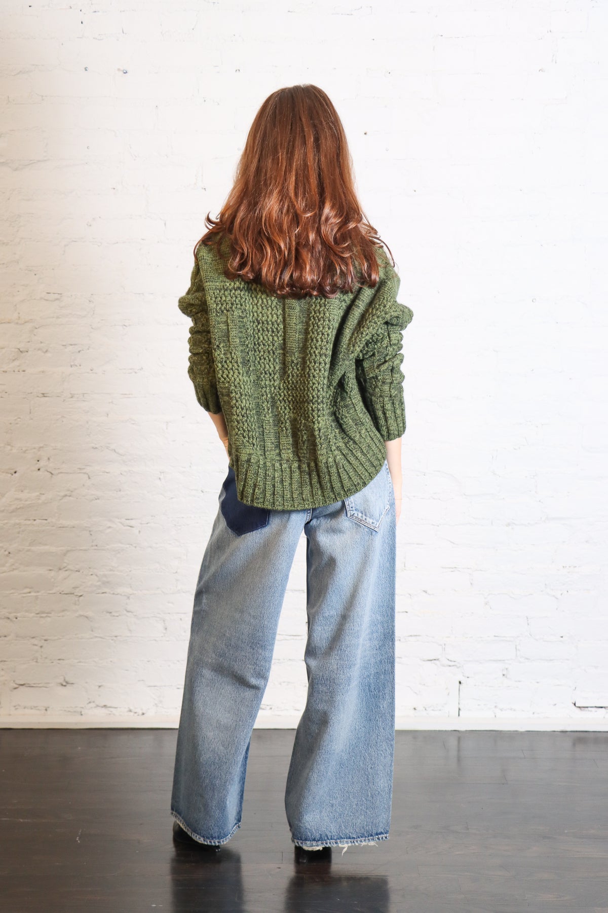 Boxy Pullover Mesh in Herb by Serien°umerica-Serien°umerica-Idlewild-Cincinnati