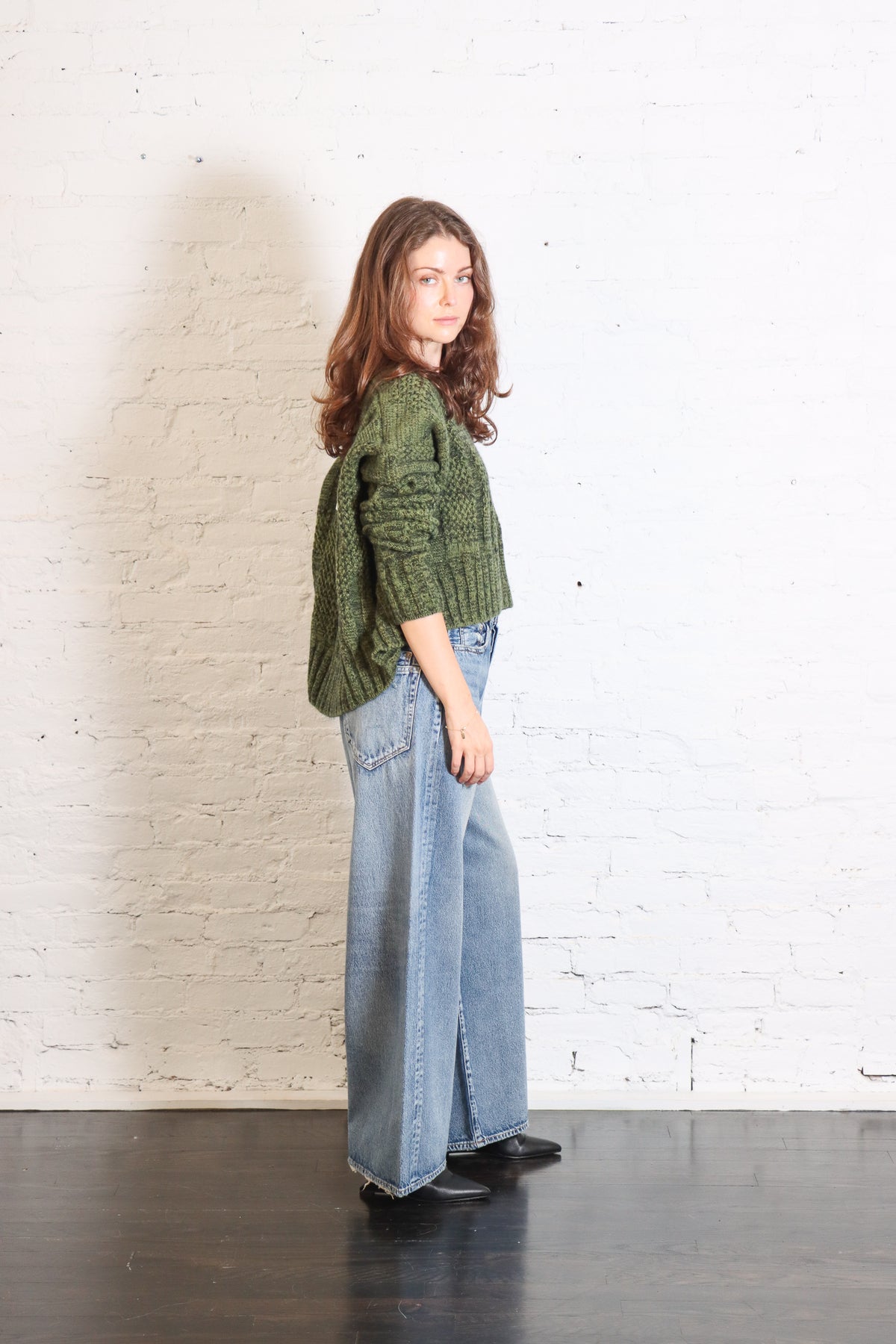 Boxy Pullover Mesh in Herb by Serien°umerica-Serien°umerica-Idlewild-Cincinnati