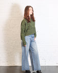 Boxy Pullover Mesh in Herb by Serien°umerica-Serien°umerica-Idlewild-Cincinnati