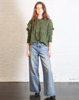 Boxy Pullover Mesh in Herb by Serien°umerica-Serien°umerica-Idlewild-Cincinnati