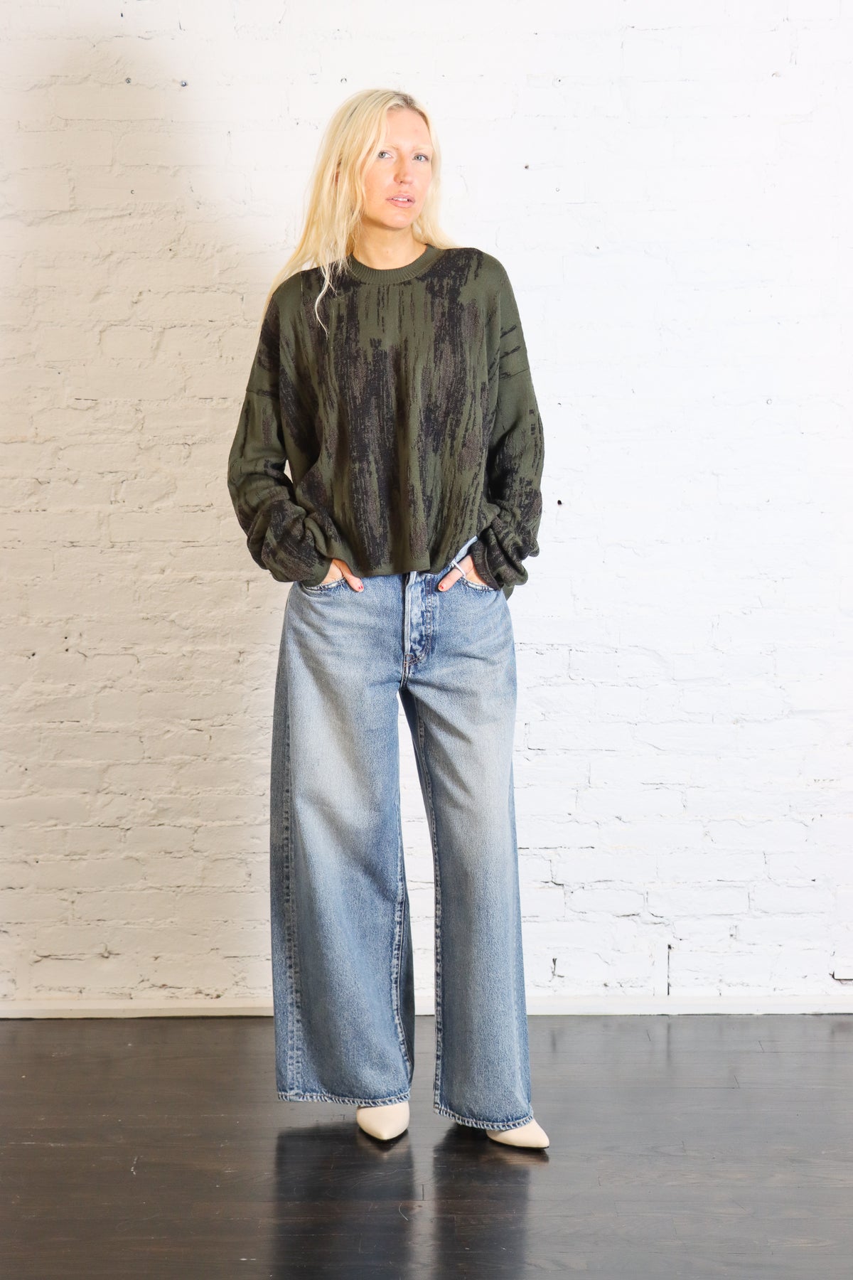 Boxy Pullover with Organic Jacquard in Timo by Serien°umerica-Serien°umerica-Idlewild-Cincinnati